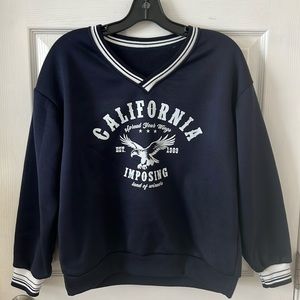 V Neck Sweatshirt